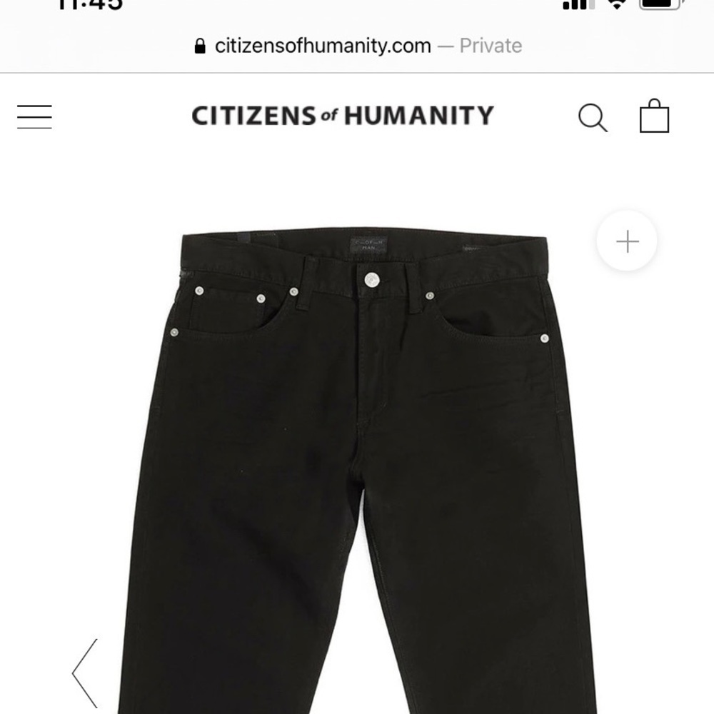 Excellent condition mens citizen of humanity jeans Black, - Picture 5 of 7